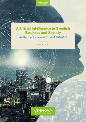 Bokomslag Artificial intelligence in Swedish business and society