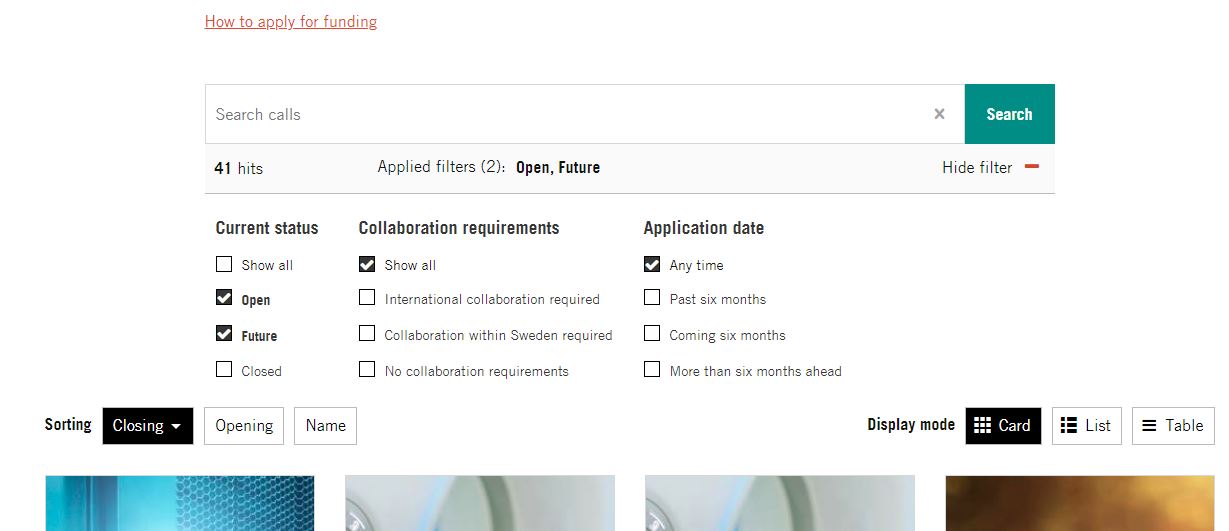 Stora bytet webbplatser