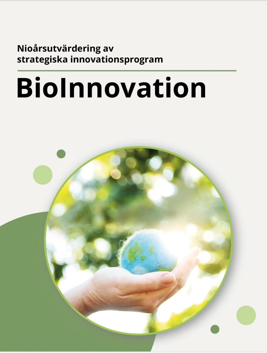 Bokomslag Nioårsutvärdering av strategiska innovationsprogram: BioInnovation
