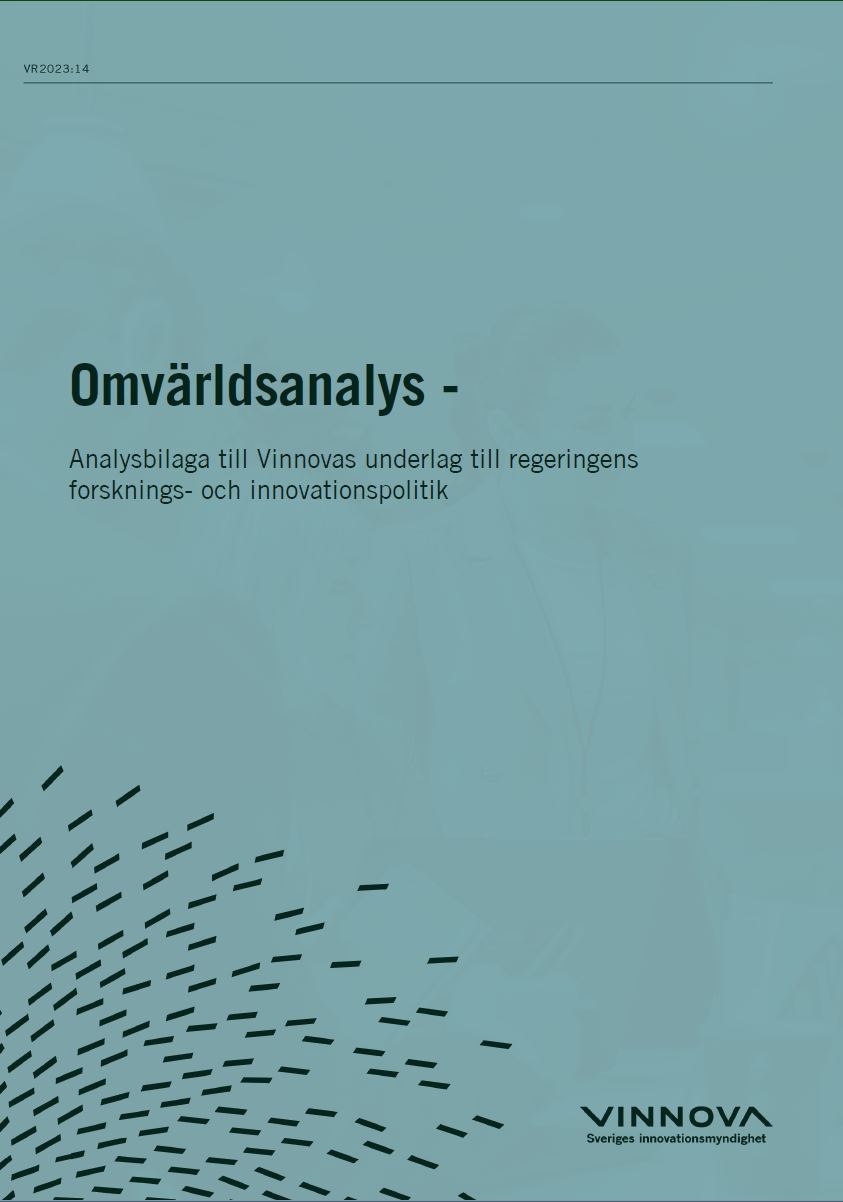 Book cover Analysis appendix to Vinnova's basis for the government's research and innovation policy 2025-2028